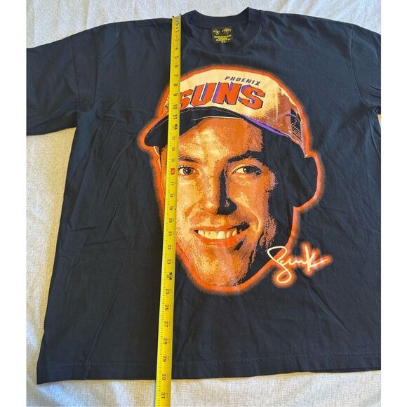 Steve Nash Size XL Big Face Head Phoenix Suns Draft Sinners Now Saints T Shirt - Picture 2 of 5